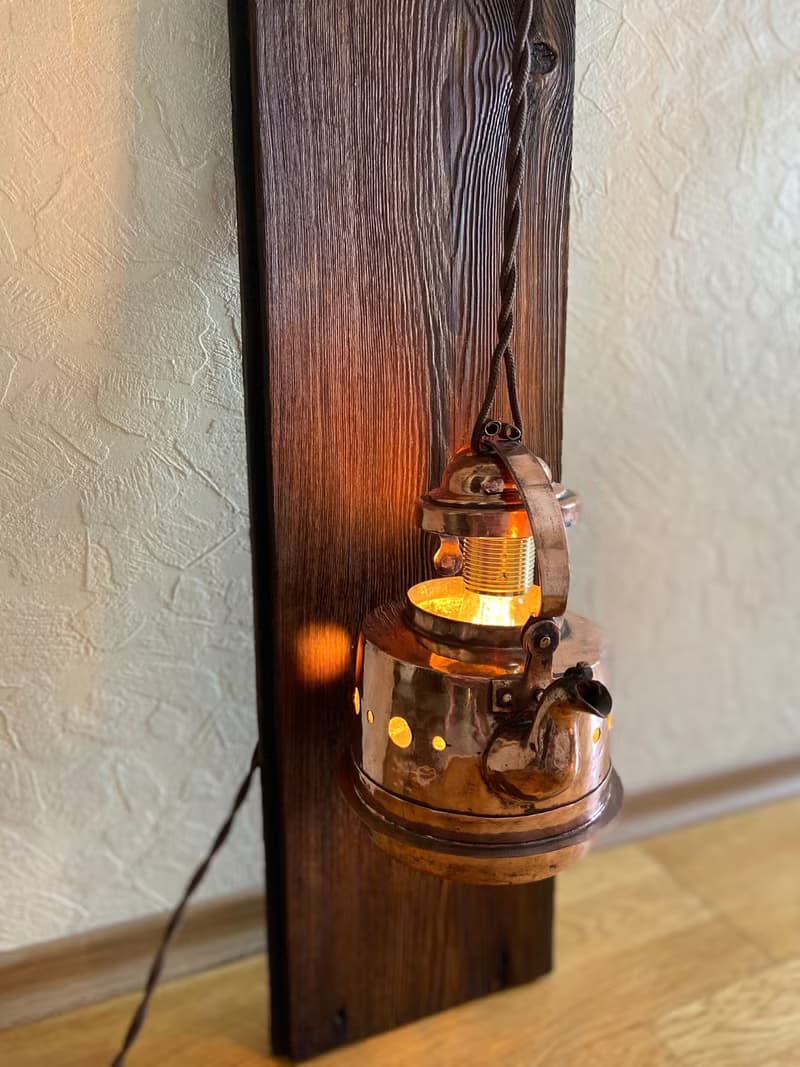 Teapot Plug in Sconce