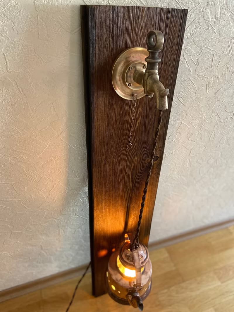 Teapot Plug in Sconce