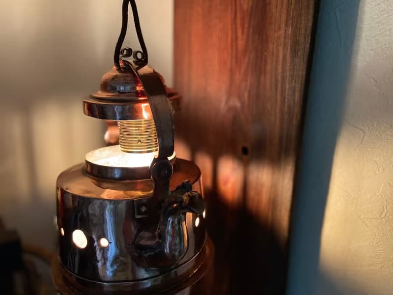 Teapot Plug in Sconce