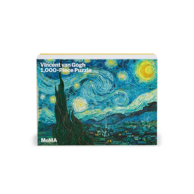 美國 MoMA 梵高星夜1000塊大型拼圖 世界名畫進口拼圖牆面裝飾