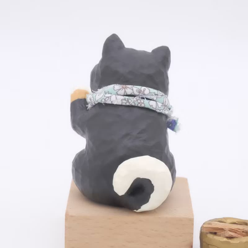 黑柴犬招財 【想寵雕像系列】