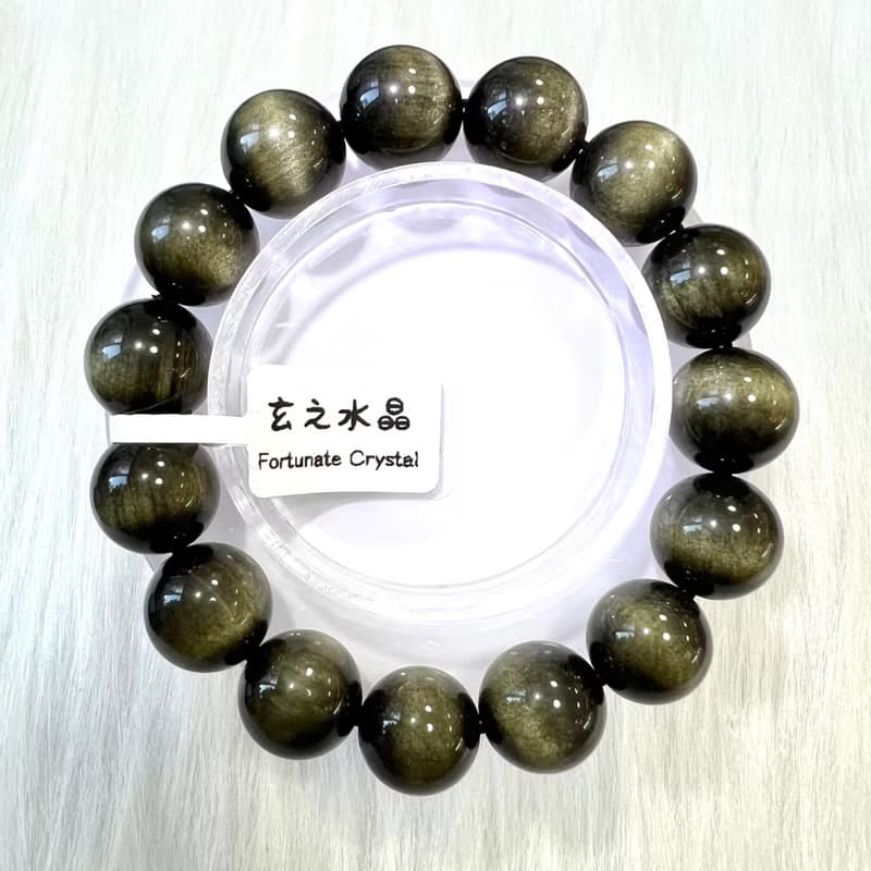 招財貓眼金曜石手串 | 水晶 | 水晶手串 | 水晶手鏈 | 水晶手鍊