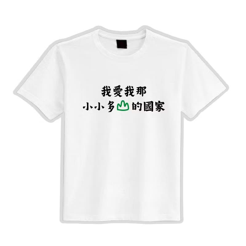 我愛我那小小多山的國家 衣服 落肩 厚磅 寬版 T恤 白T 黑T 童裝