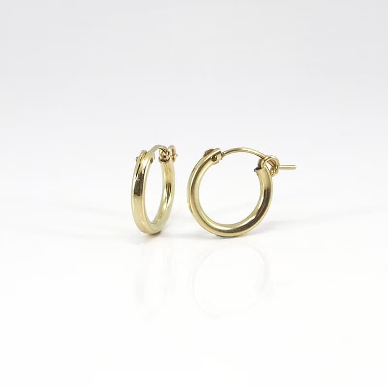 NO.60 CLASSIC STYLE EARRINGS 經典基本款耳飾 - 14K GF