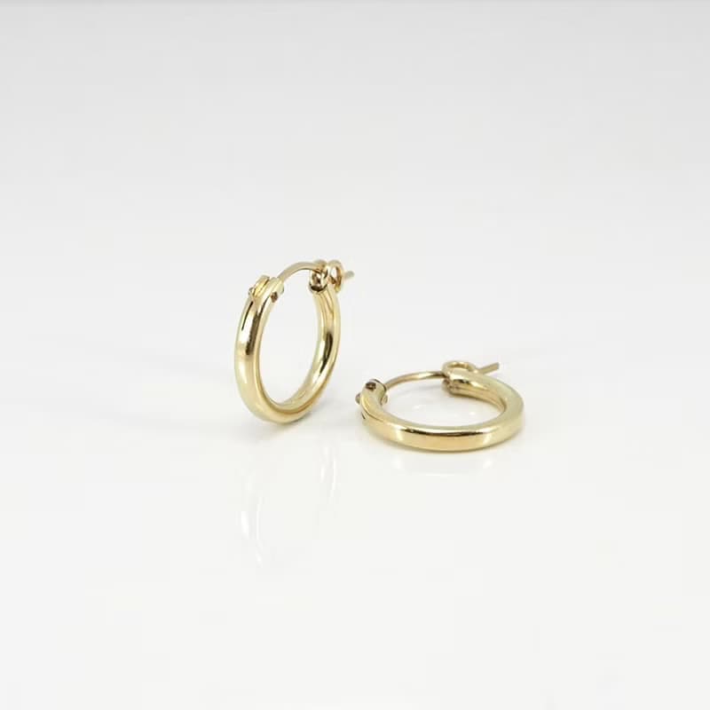 NO.60 CLASSIC STYLE EARRINGS 經典基本款耳飾 - 14K GF