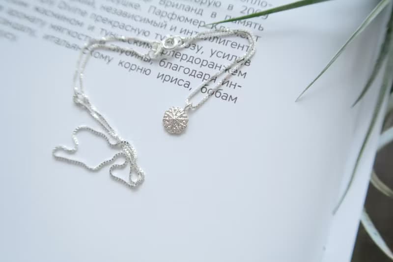 森林系 925純銀 迷你蕈舞 項鍊 鎖骨鍊 長鍊 免費送禮包裝