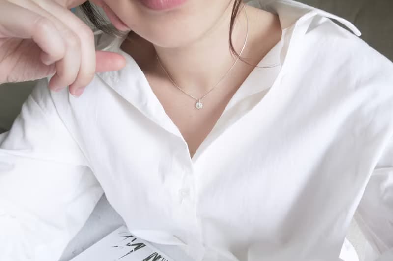 森林系 925純銀 迷你蕈舞 項鍊 鎖骨鍊 長鍊 免費送禮包裝