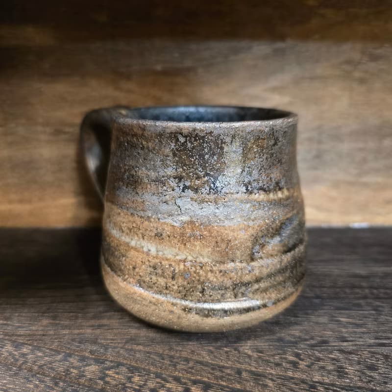 柴燒陶馬克杯 / 咖啡杯 / 志野釉