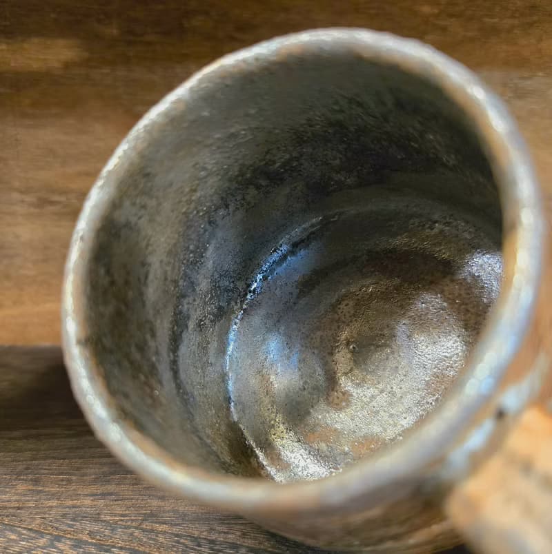 柴燒陶馬克杯 / 咖啡杯 / 志野釉