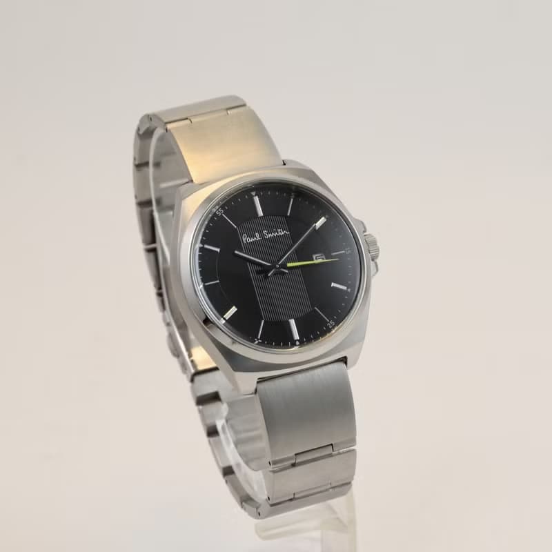 Paul Smith CLOSED EYES 男性用腕時計 40mm Black dial 1116-T020640 QUARTZ 箱付 手錶