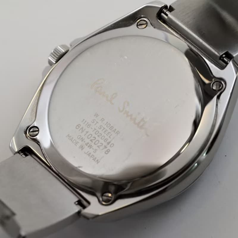 Paul Smith CLOSED EYES 男性用腕時計 40mm Black dial 1116-T020640 QUARTZ 箱付 手錶
