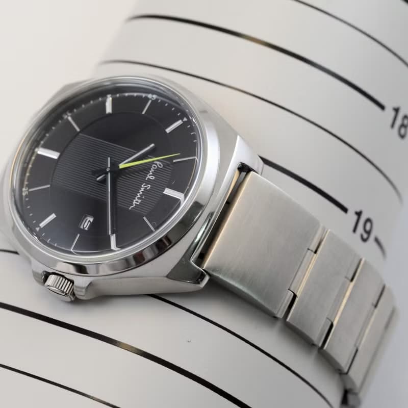 Paul Smith CLOSED EYES 男性用腕時計 40mm Black dial 1116-T020640 QUARTZ 箱付 手錶