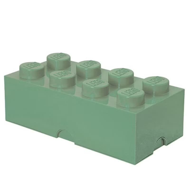 Room Copenhagen 樂高 LEGO 8凸收納盒-砂綠色(40041747)送禮