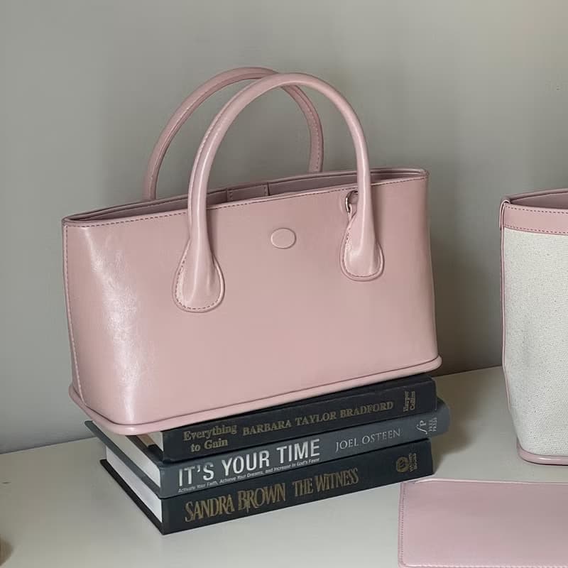 韓國 The Ally | SUNNY/MINI SUNNY BAG(附小袋)|粉紅色|斜背包