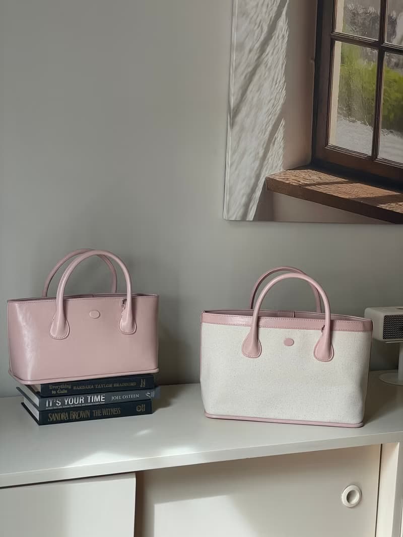 韓國 The Ally | SUNNY/MINI SUNNY BAG(附小袋)|粉紅色|斜背包