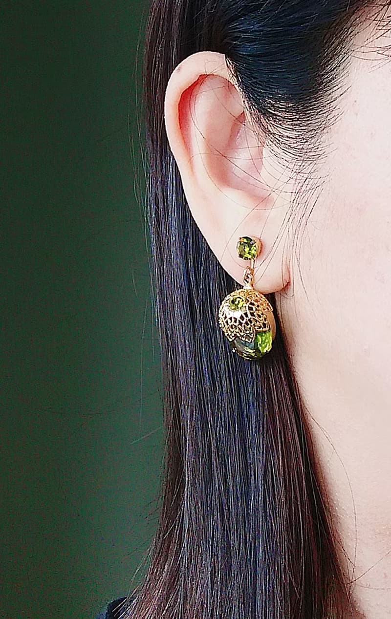 Vintage Jewelry SARAH COV Touch Elegance 夾式耳環