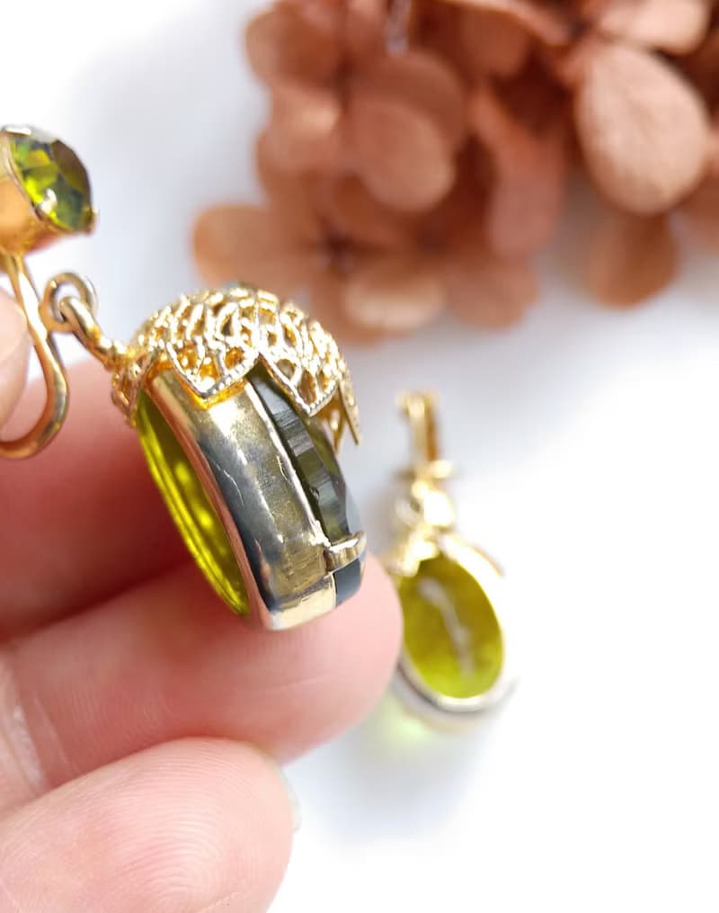 Vintage Jewelry SARAH COV Touch Elegance 夾式耳環