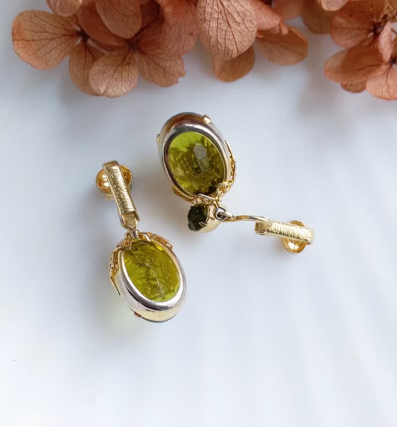 Vintage Jewelry SARAH COV Touch Elegance 夾式耳環