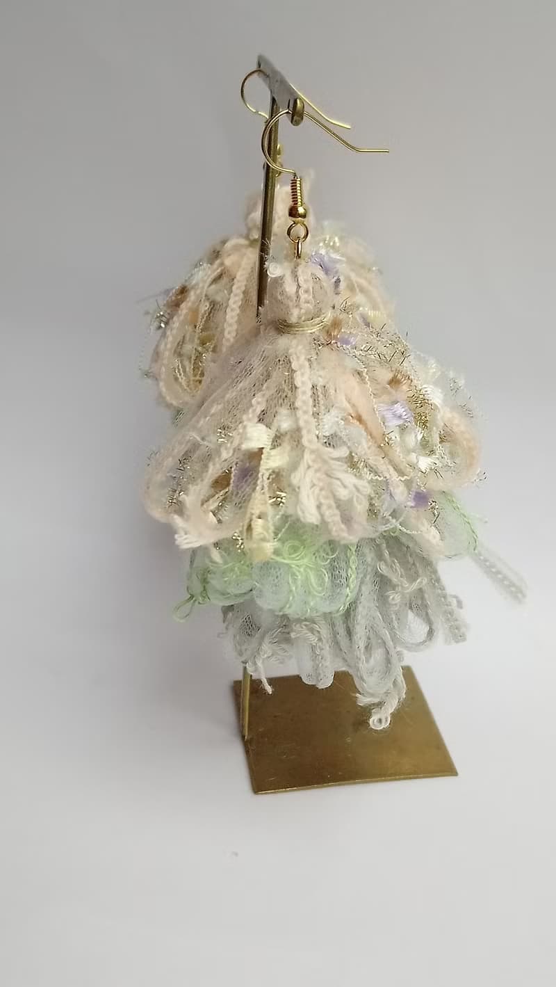 日本紗線　流蘇耳環