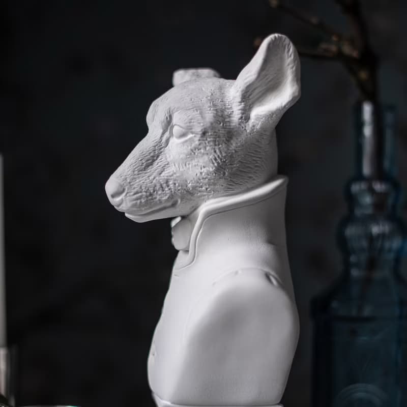 Dog Head Bust, Trendy Dog Decor 2023, Dog Statue, Dog Lover Gift
