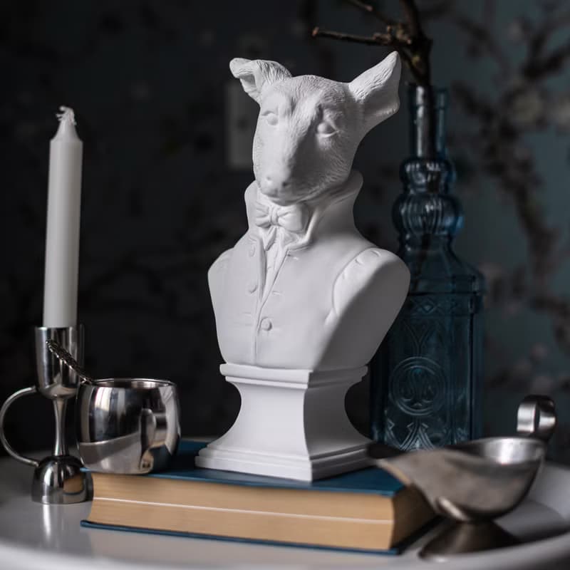 Dog Head Bust, Trendy Dog Decor 2023, Dog Statue, Dog Lover Gift