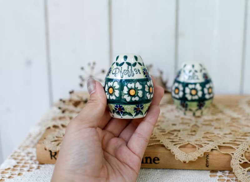 好日戀物/特惠一組兩個/情人節禮物/德國vintage手繪調味罐聖誕節