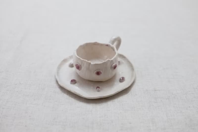 手作咖啡/茶杯、盤一組