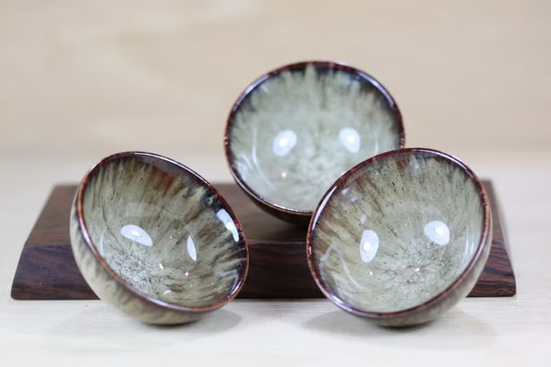 【送禮好物】60ml 戈壁 天目釉 圓滿茶杯 鶯歌名家葉敏祥作品