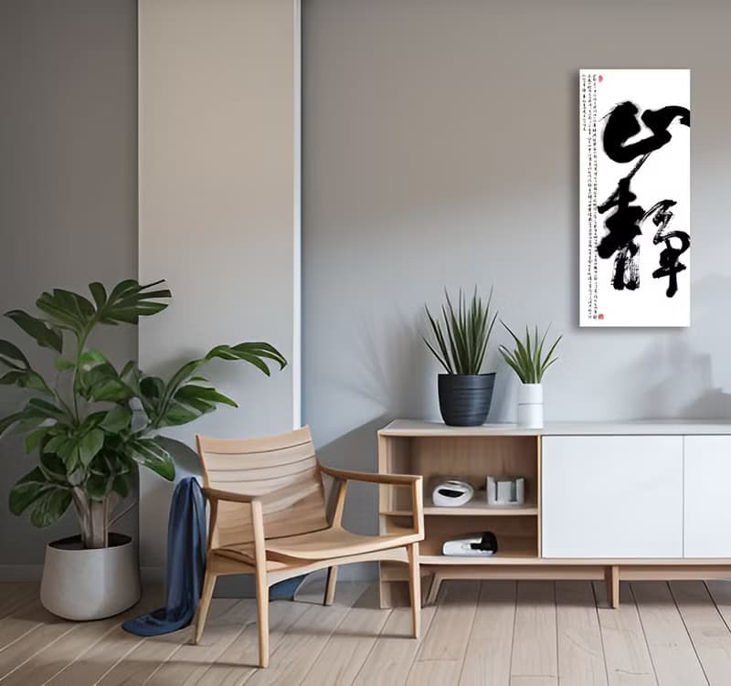 書法-無框畫 | 喬遷禮物 | 開店 | 民宿佈置 | 搬新家 | 裝飾畫