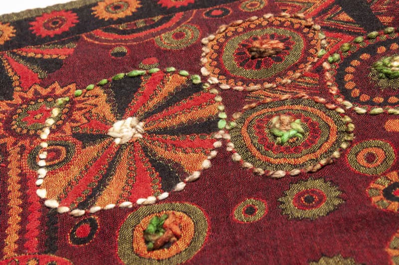 喀什米爾Cashmere/水煮羊毛披肩/針織圍巾/刺繡圍巾/羊絨披巾-花