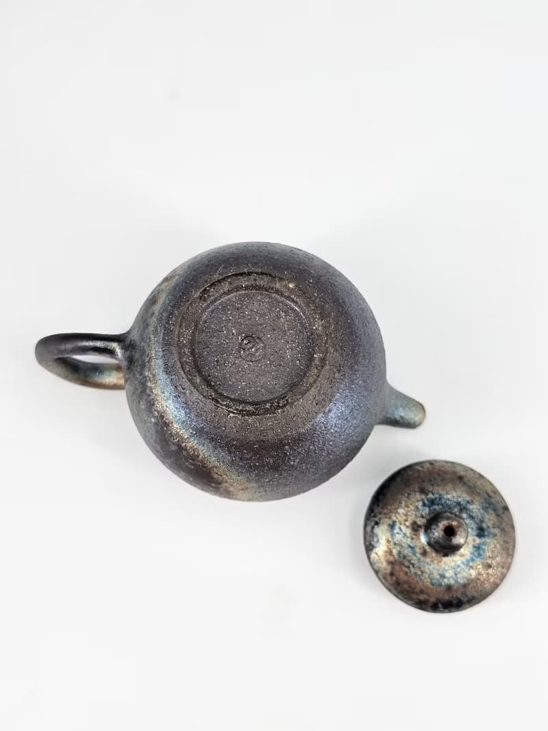 美國黑土柴燒鐵釉手作壺