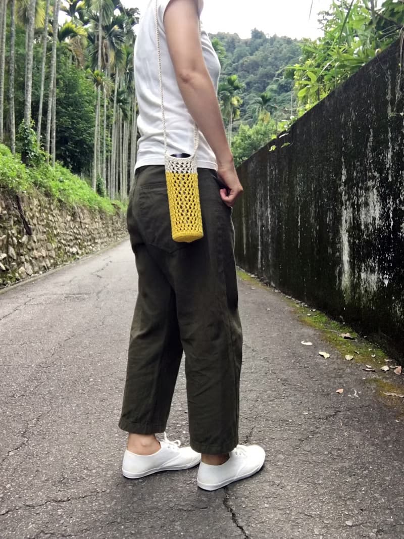 直筒水壺專用 水壺長背袋 香蕉配色