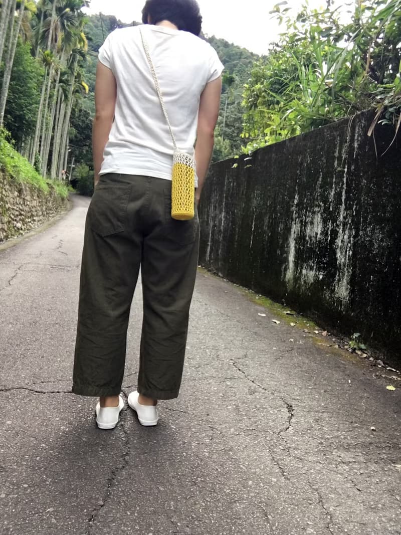 直筒水壺專用 水壺長背袋 香蕉配色
