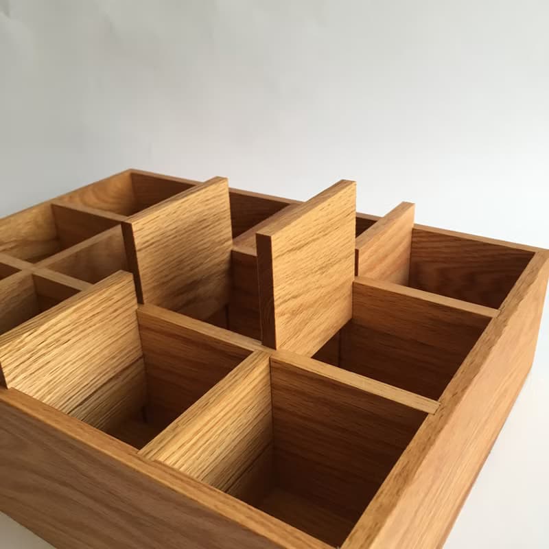 Zakka 12格 原木收納架/展示架-美國橡木 新居