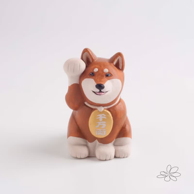 | woohuang |  三吋高( 7.5公分) 三色招財柴