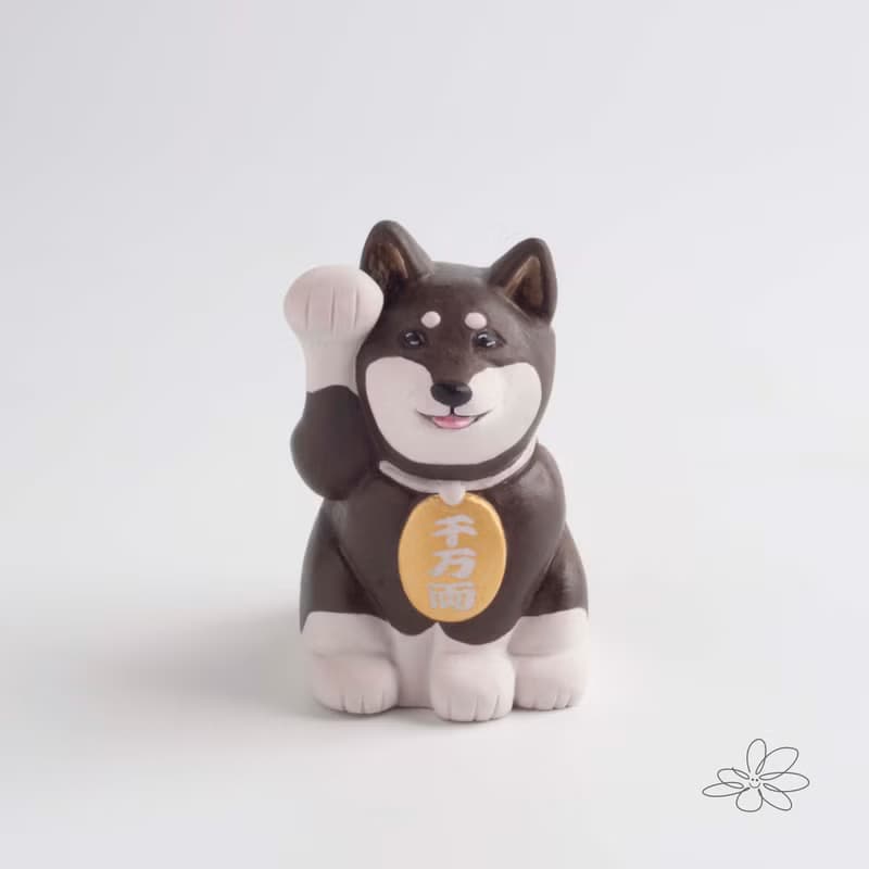 | woohuang |  三吋高( 7.5公分) 三色招財柴
