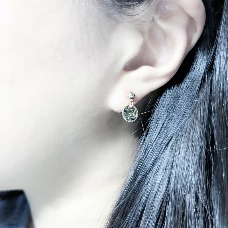 VIIART。簡單的日子。18K厚鍍金耳環-可改夾式|售完絕版