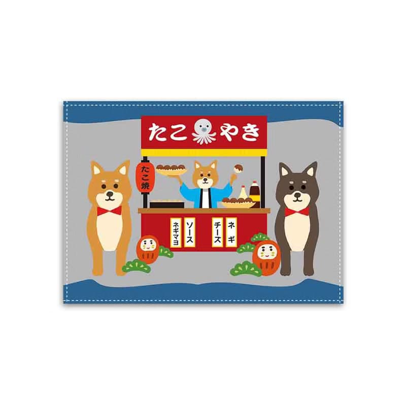 柴犬 桌布 露營