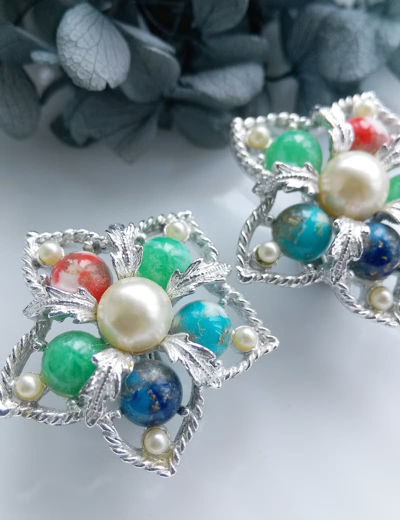 Vintage Jewelry  西洋古董飾品 SARAH COV   Fantasy  夾式耳環