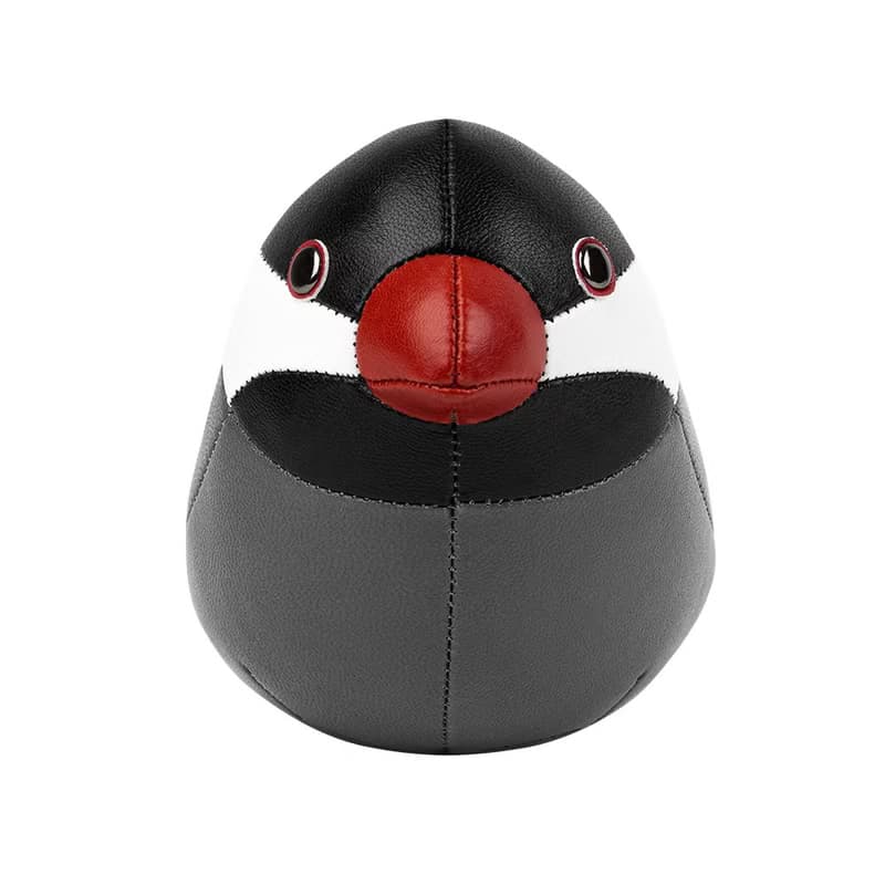 【紙鎮】文鳥 Java Sparrow 皮革動物擺飾  | 展翅高飛 畢業禮物