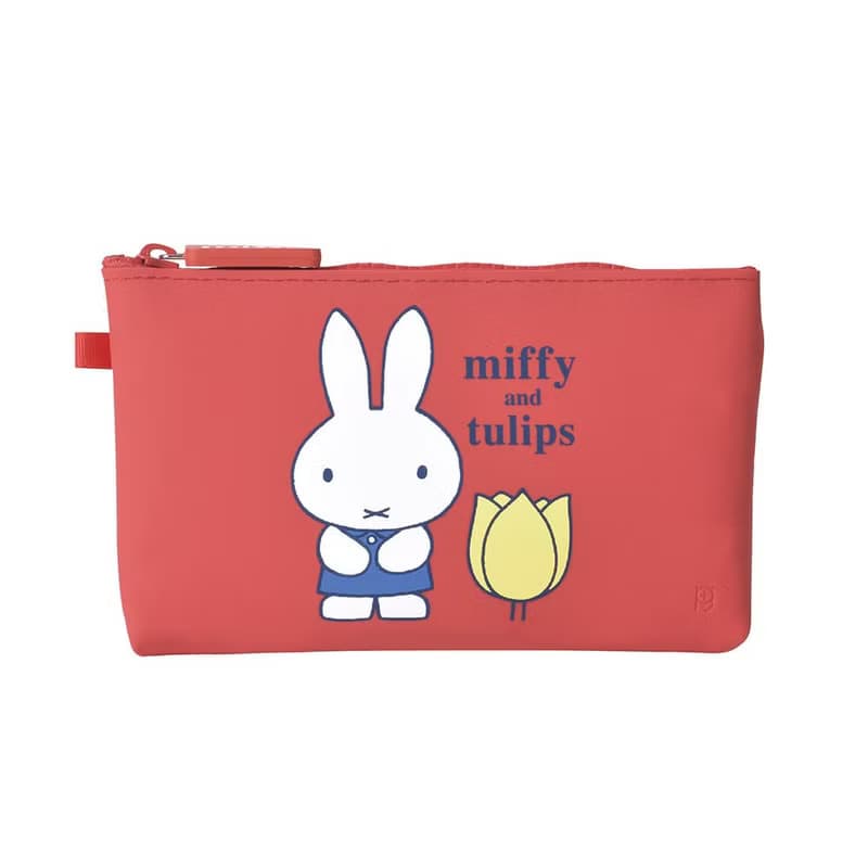 【春季限定】miffy&tulips 米飛與鬱金香 矽膠收納/筆袋/證件