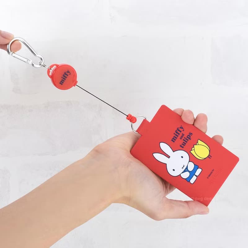 【春季限定】miffy&tulips 米飛與鬱金香 矽膠收納/筆袋/證件