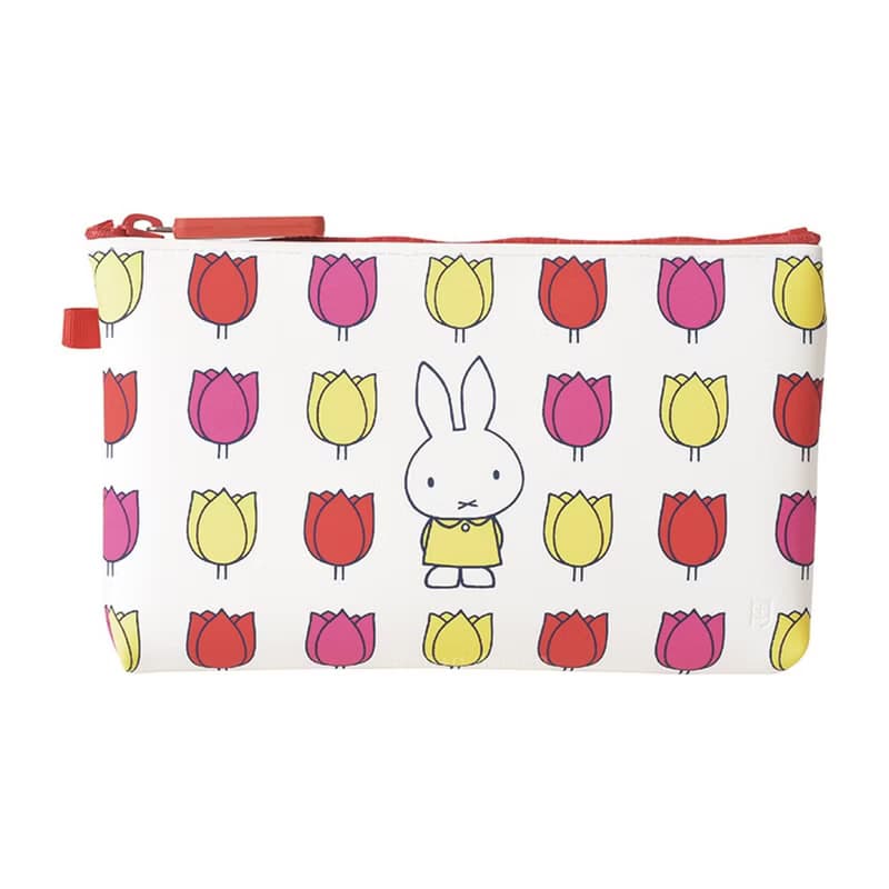 【春季限定】miffy&tulips 米飛與鬱金香 矽膠收納/筆袋/證件
