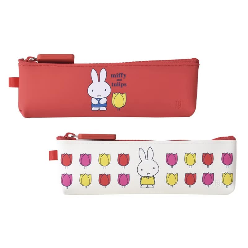 【春季限定】miffy&tulips 米飛與鬱金香 矽膠收納/筆袋/證件
