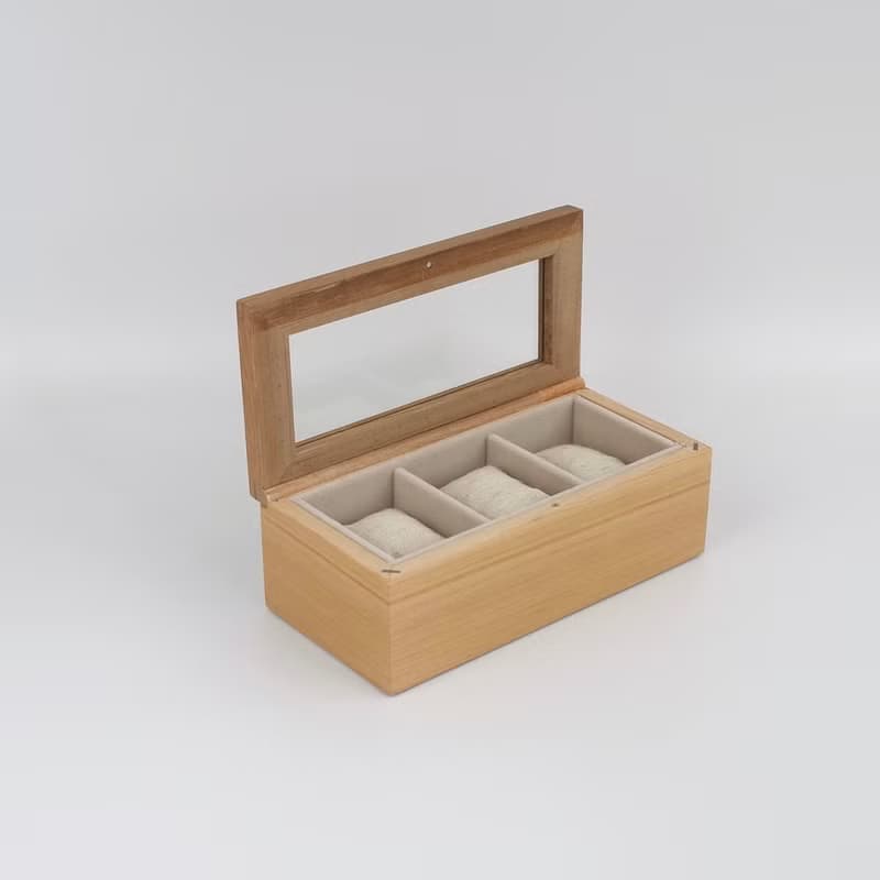 三入檜木錶盒