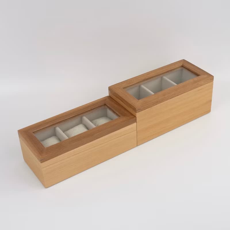 三入檜木錶盒