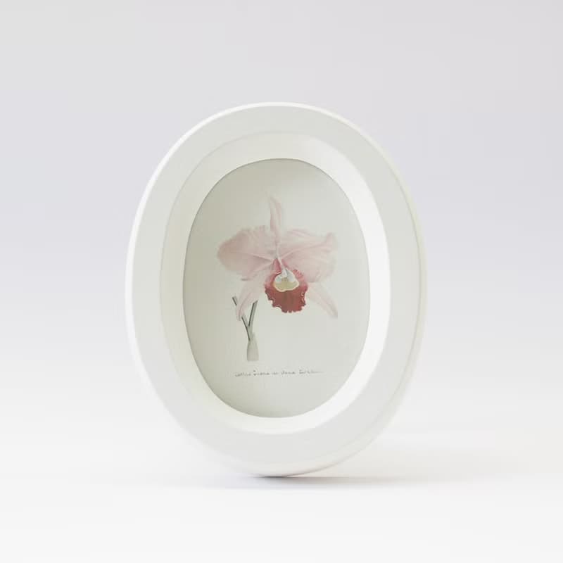 Oval mini 4x6 photo frame matt color oval shape cute mini frame