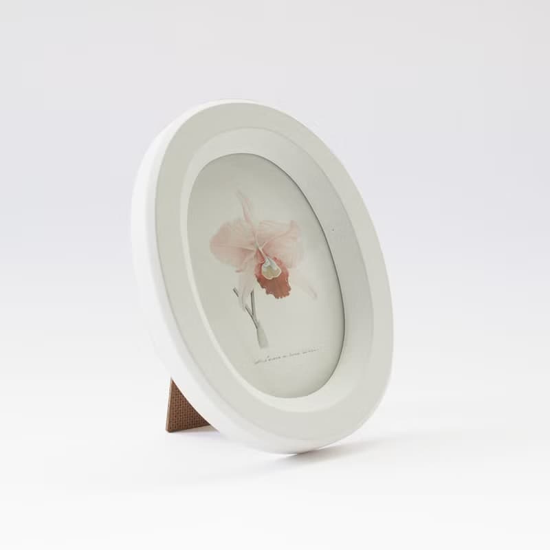 Oval mini 4x6 photo frame matt color oval shape cute mini frame
