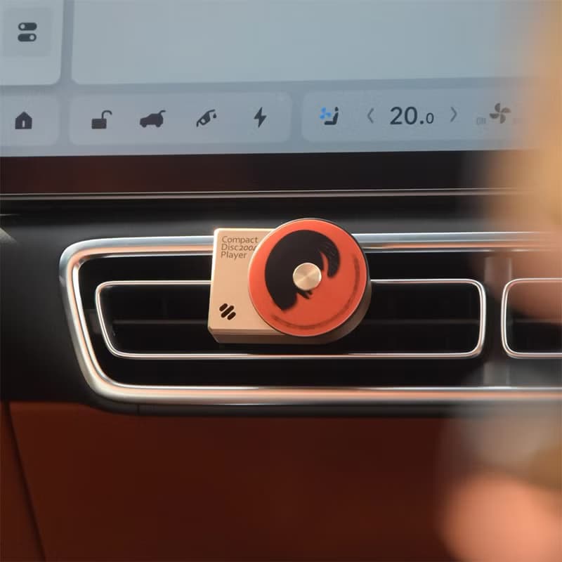 Tacle 它可 北歐金屬唱片機 汽車香水 - 柔金