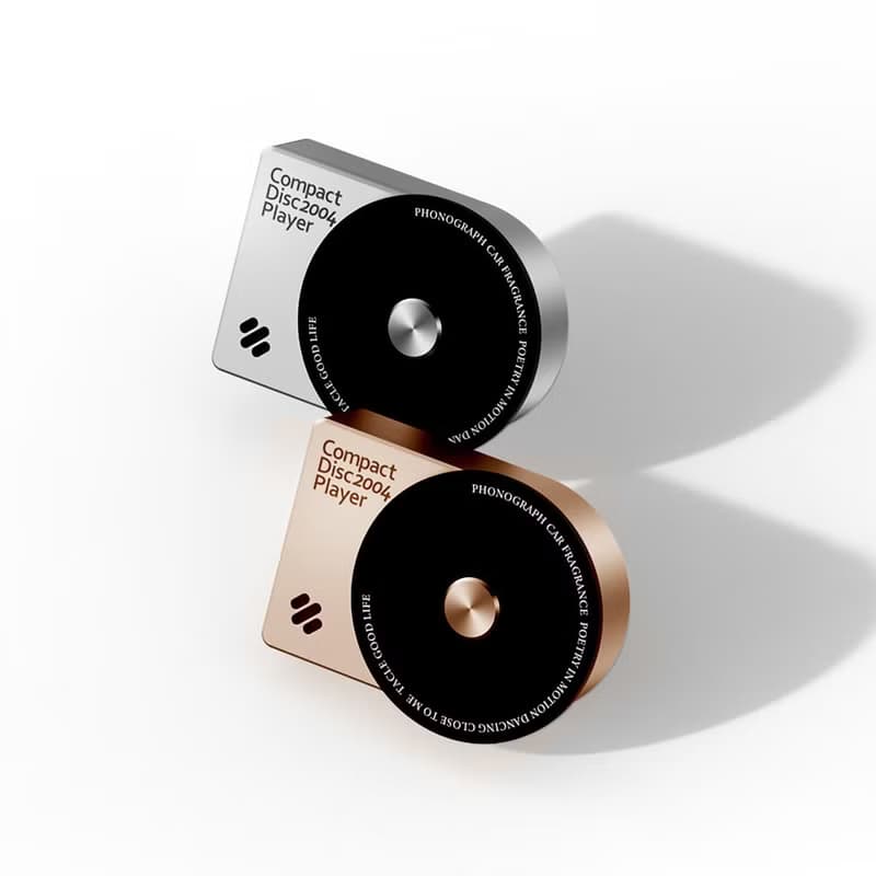 Tacle 它可 北歐金屬唱片機 汽車香水 - 柔金